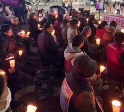 4일 군산서 개최된 윤석열 퇴진 집회/출처=참여자치 군산시민연대